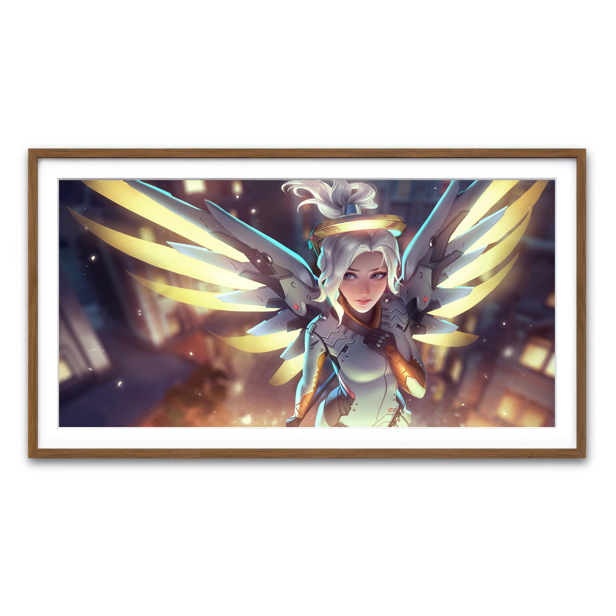 Framed Print 2x1 Walnut