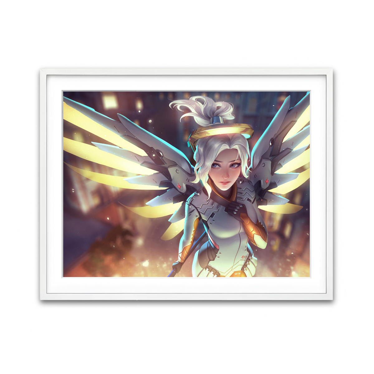 Framed Print 4x3 White