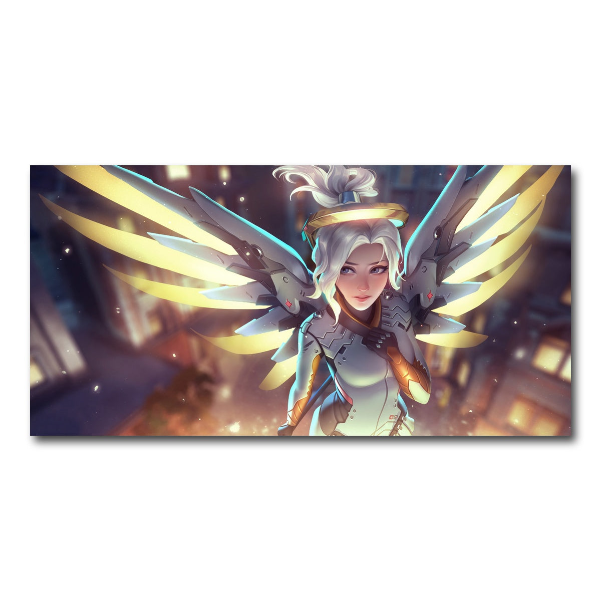 AUTO-MOCKUP WHITE | Overwatch Mercy | 1 Piece | Gallery Wrap Canvas | group=2x1