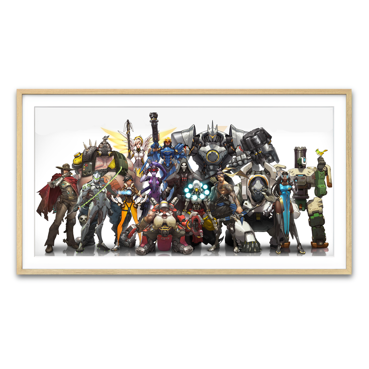 Framed Print 2x1 Natural