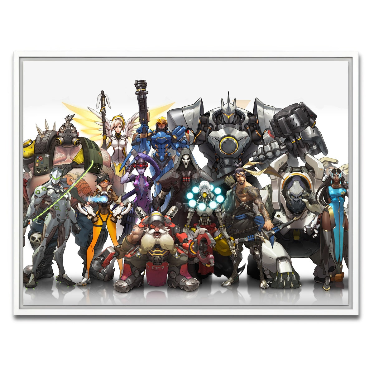 AUTO-MOCKUP WHITE | Overwatch | 1 Piece | White Framed Canvas | group=4x3