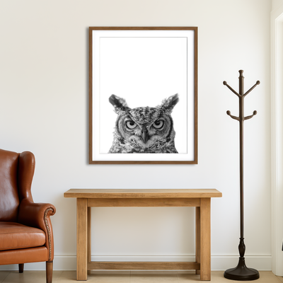 AUTO-MOCKUP ROOM | Owl Wall Art