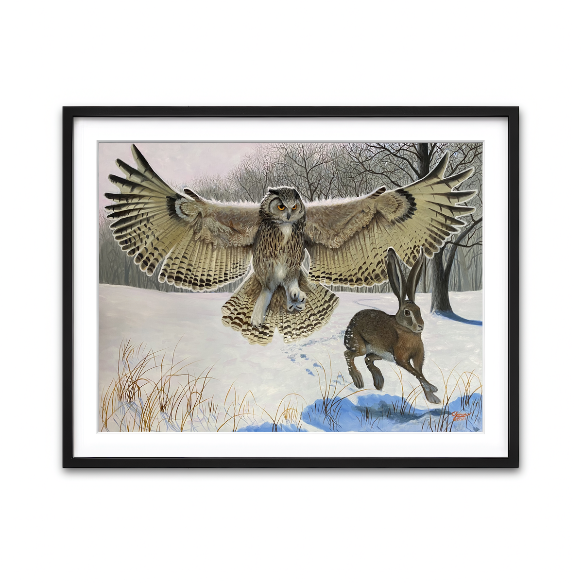 Framed Print 4x3 Black