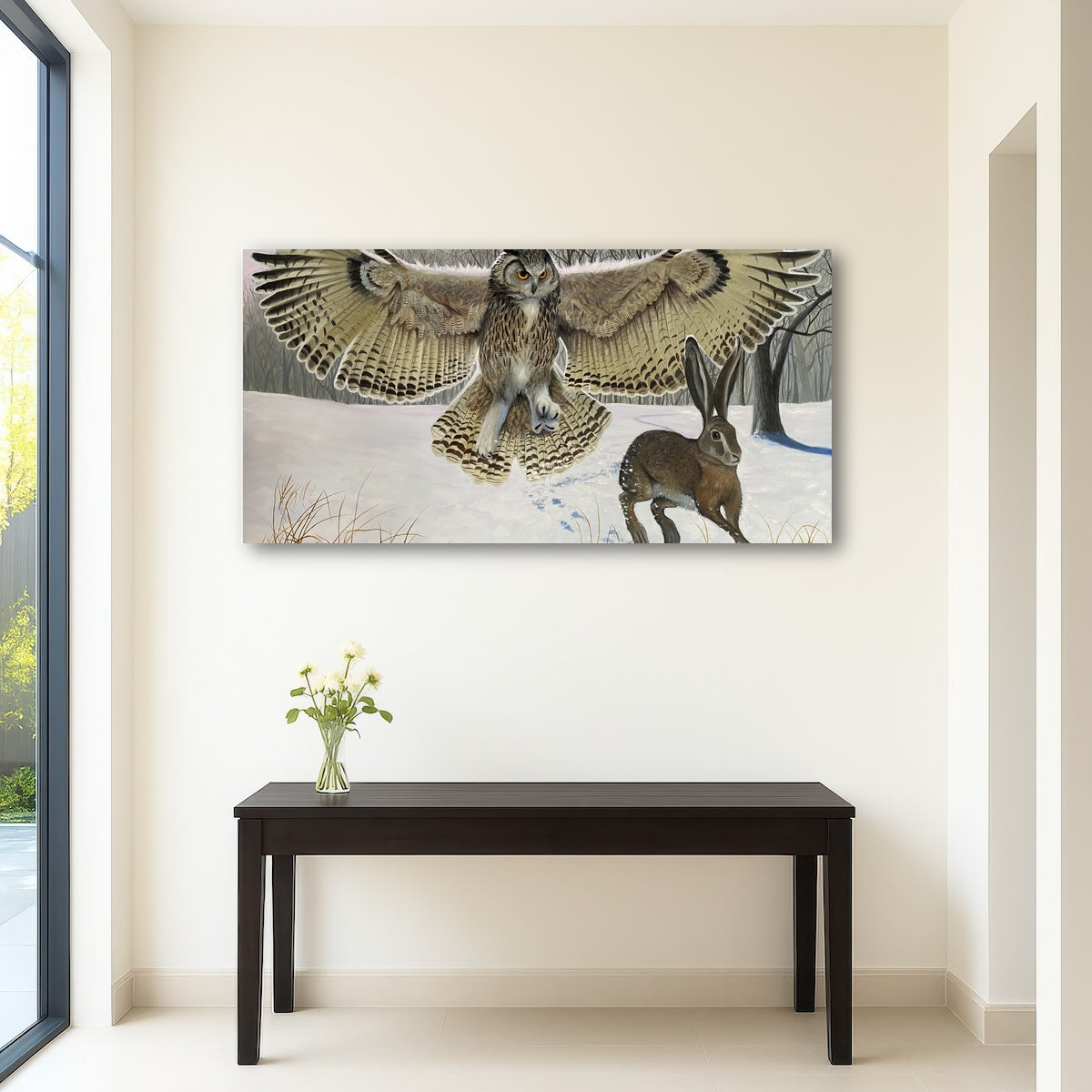 AUTO-MOCKUP ROOM | Owl on the Hunt