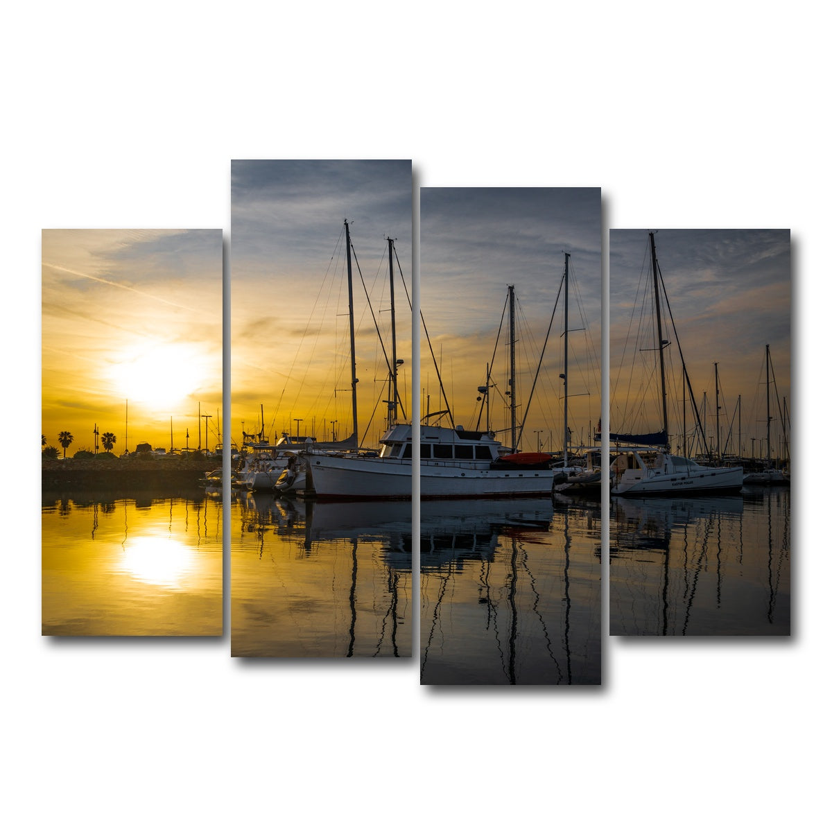 AUTO-MOCKUP WHITE | Oxnard CA | 4 Piece | Gallery Wrap Canvas | group=4_normal