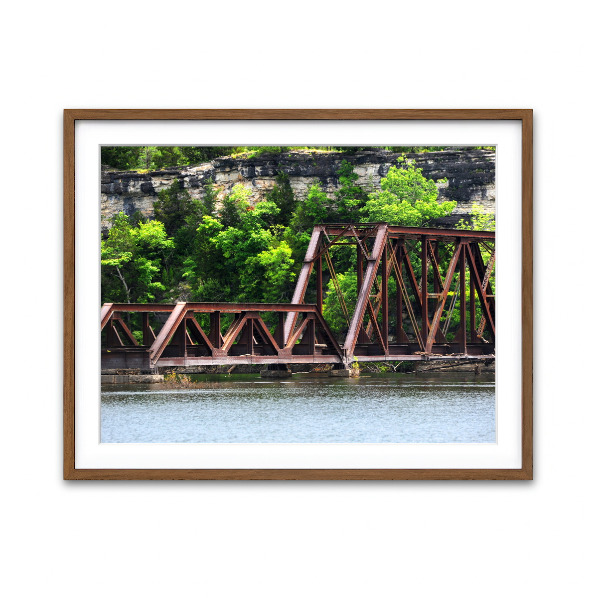 Framed Print 4x3 Walnut