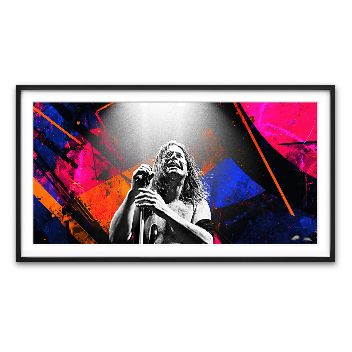 Framed Print 2x1 Black