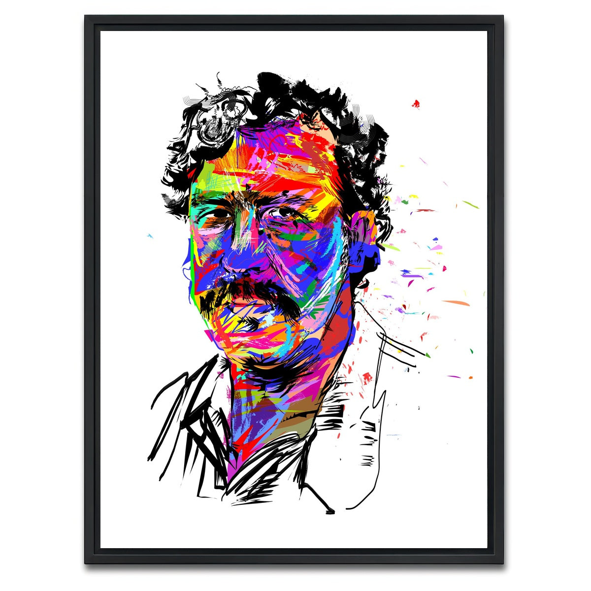 AUTO-MOCKUP WHITE | PABLO | 1 Piece | Black Framed Canvas | group=3x4