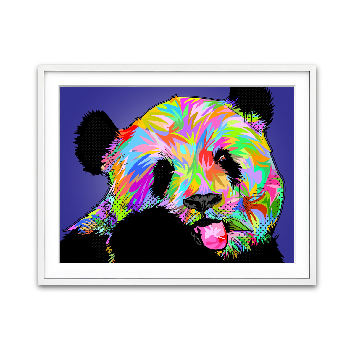 Framed Print 4x3 White