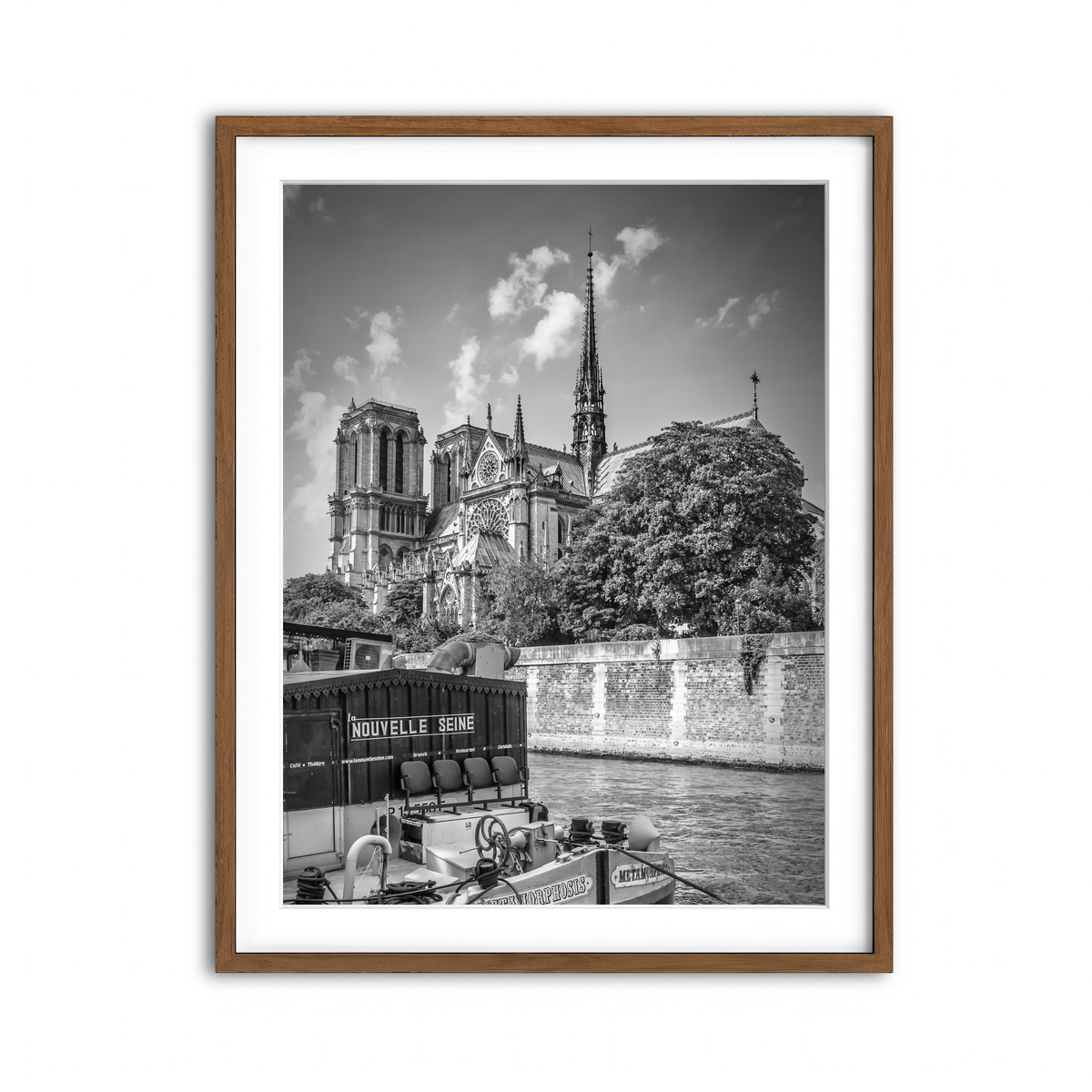 Framed Print 3x4 Walnut