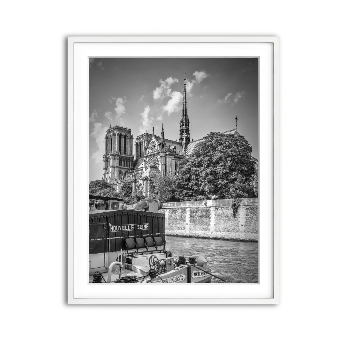 Framed Print 3x4 White