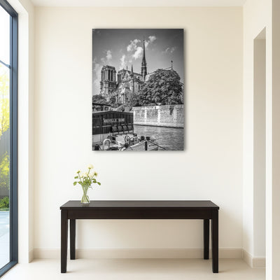 AUTO-MOCKUP ROOM | PARIS Cathedral Notre Dame & Seine Riverside