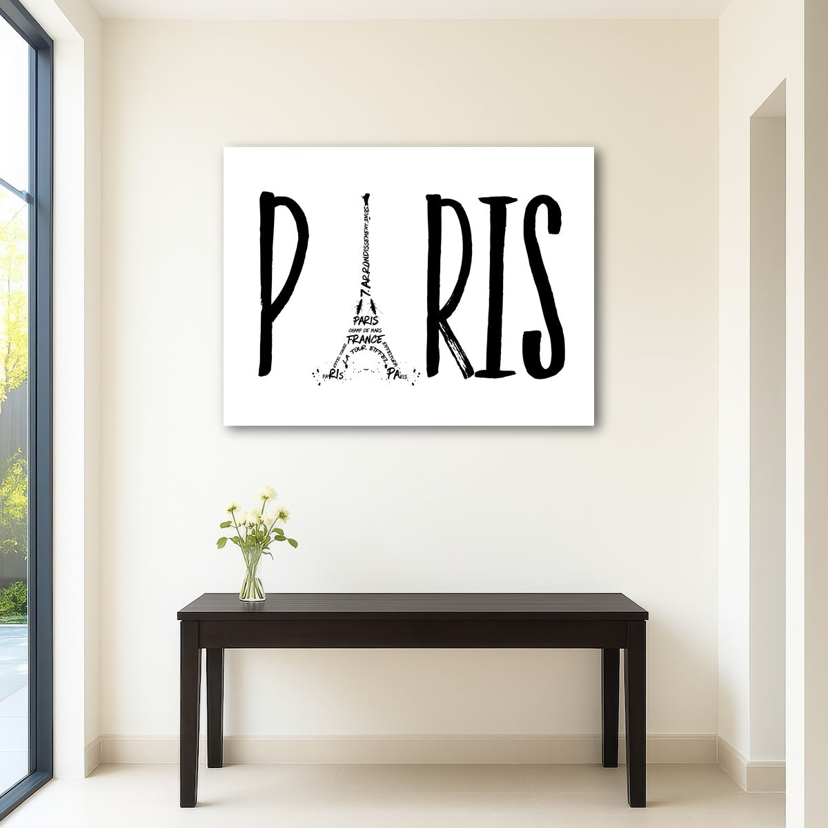 AUTO-MOCKUP ROOM | PARIS Typography
