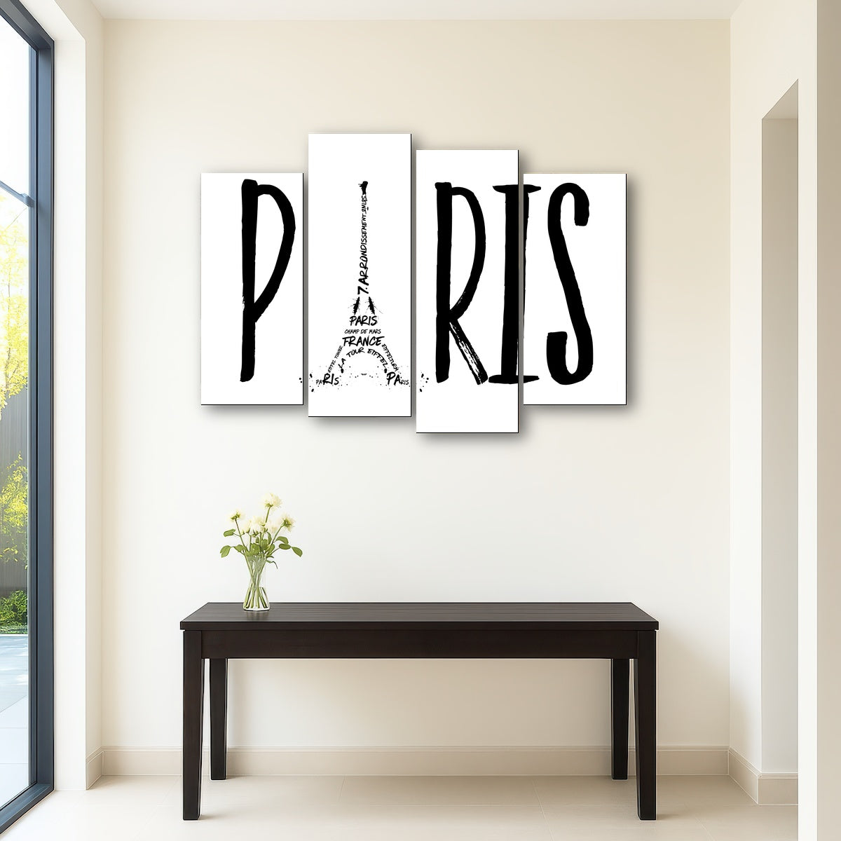 AUTO-MOCKUP ROOM | PARIS Typography