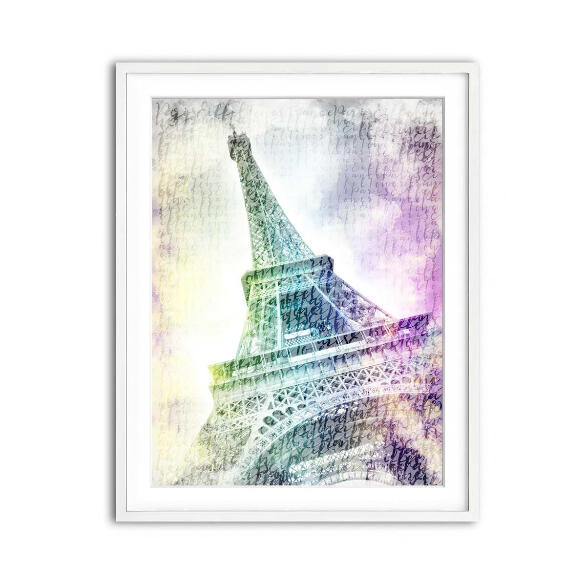 Framed Print 3x4 White
