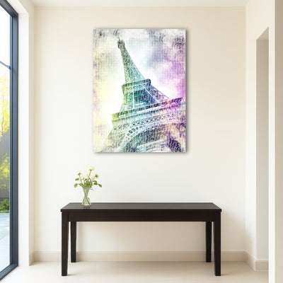 AUTO-MOCKUP ROOM | PARIS Watercolor Eiffel Tower