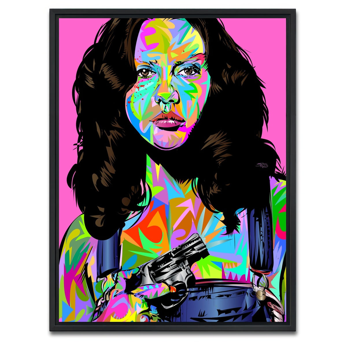 AUTO-MOCKUP WHITE | PEARL | 1 Piece | Black Framed Canvas | group=3x4