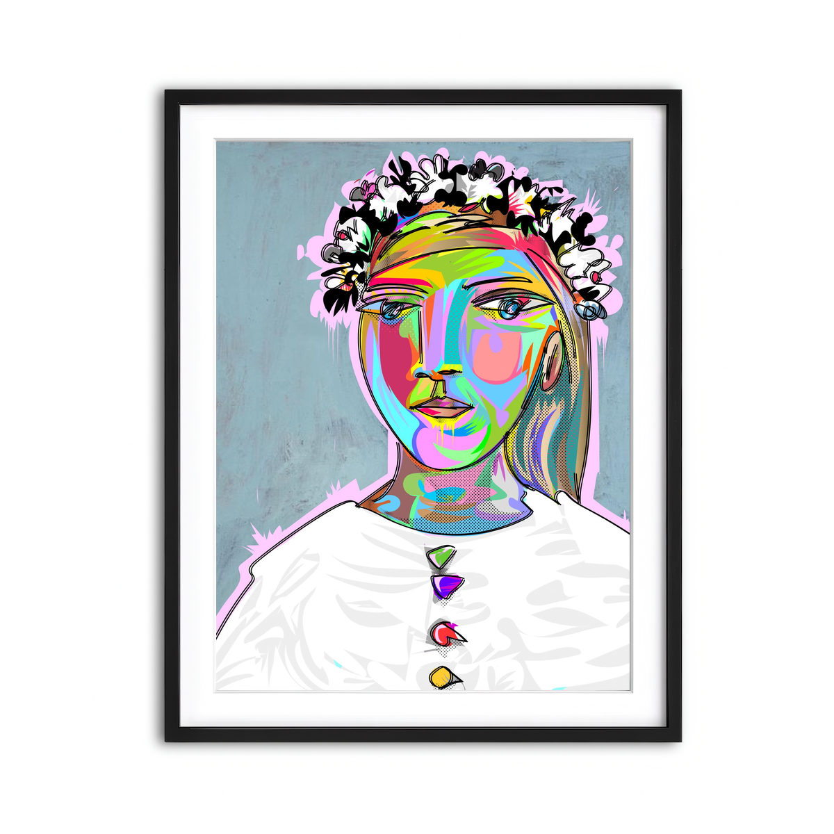 Framed Print 3x4 Black