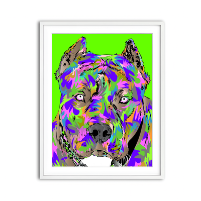 Framed Print 3x4 White
