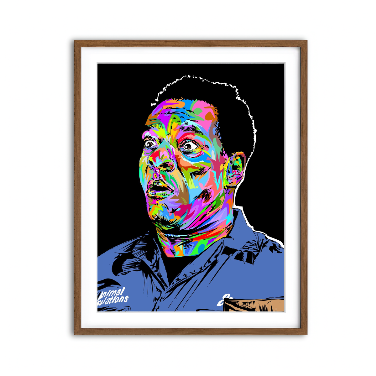 Framed Print 3x4 Walnut