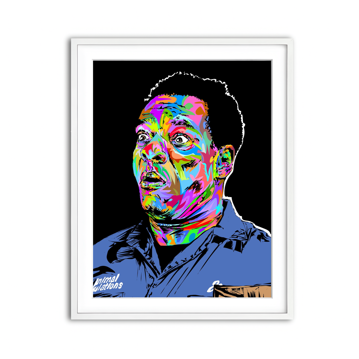 Framed Print 3x4 White