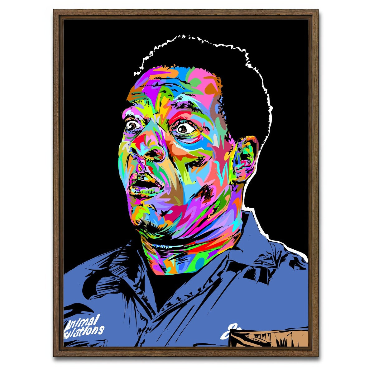 AUTO-MOCKUP WHITE | POPS RIP | 1 Piece | Walnut Framed Canvas | group=3x4