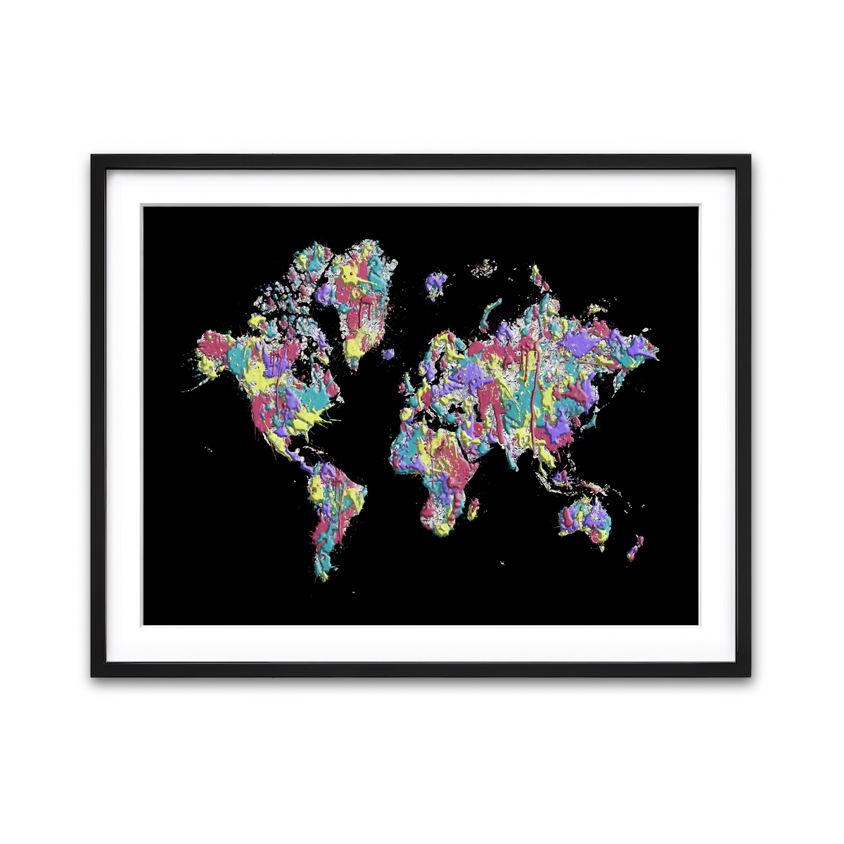 Framed Print 4x3 Black