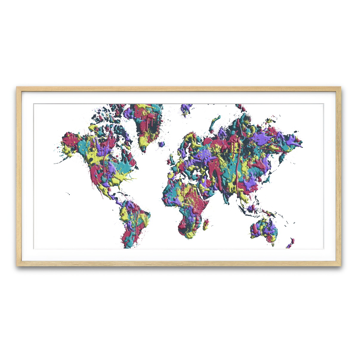 Framed Print 2x1 Natural