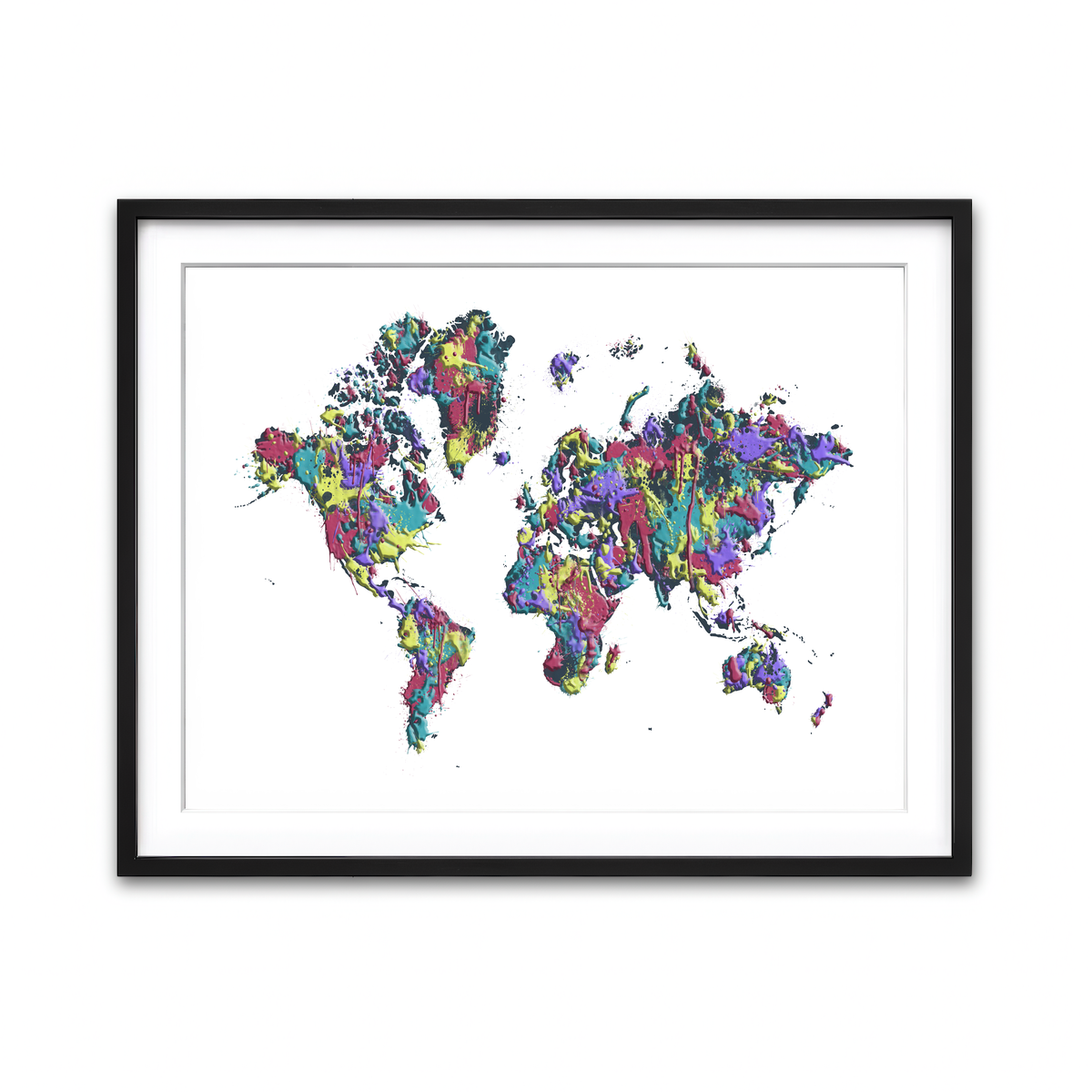 Framed Print 4x3 Black