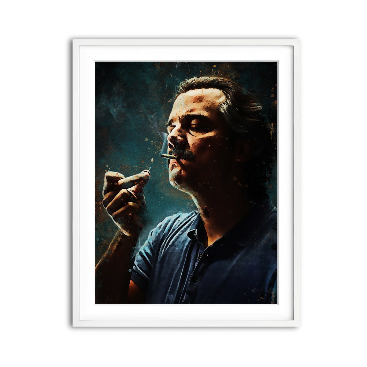 Framed Print 3x4 White