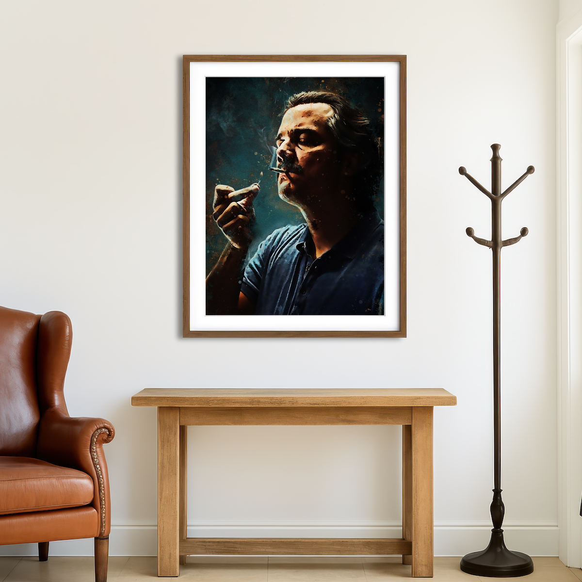 AUTO-MOCKUP ROOM | Pablo Escobar Wall Art