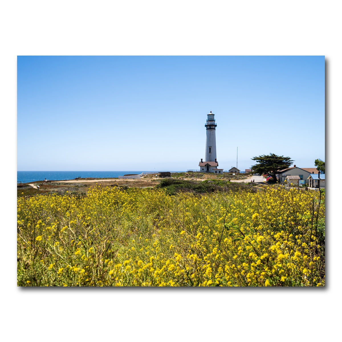 AUTO-MOCKUP WHITE | Pacific Coast Hwy Lighthouse | 1 Piece | Gallery Wrap Canvas | group=4x3