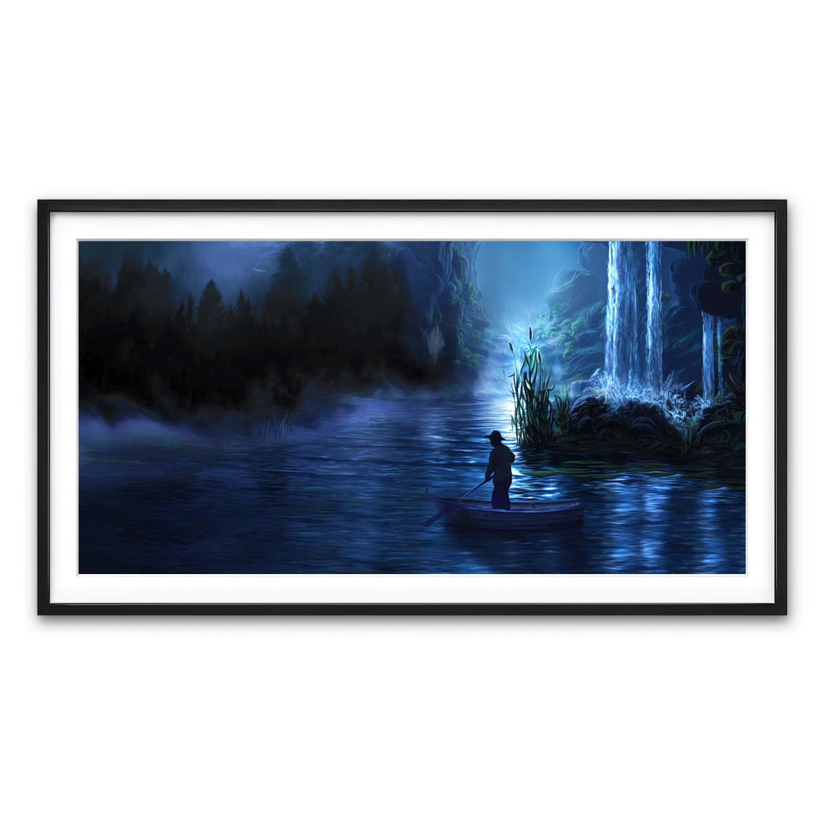 Framed Print 2x1 Black