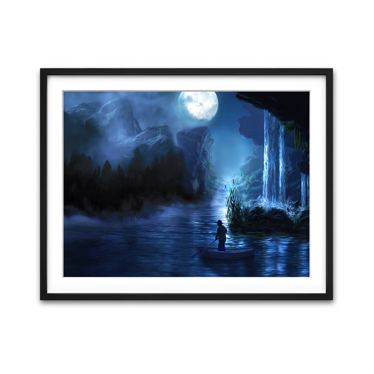Framed Print 4x3 Black