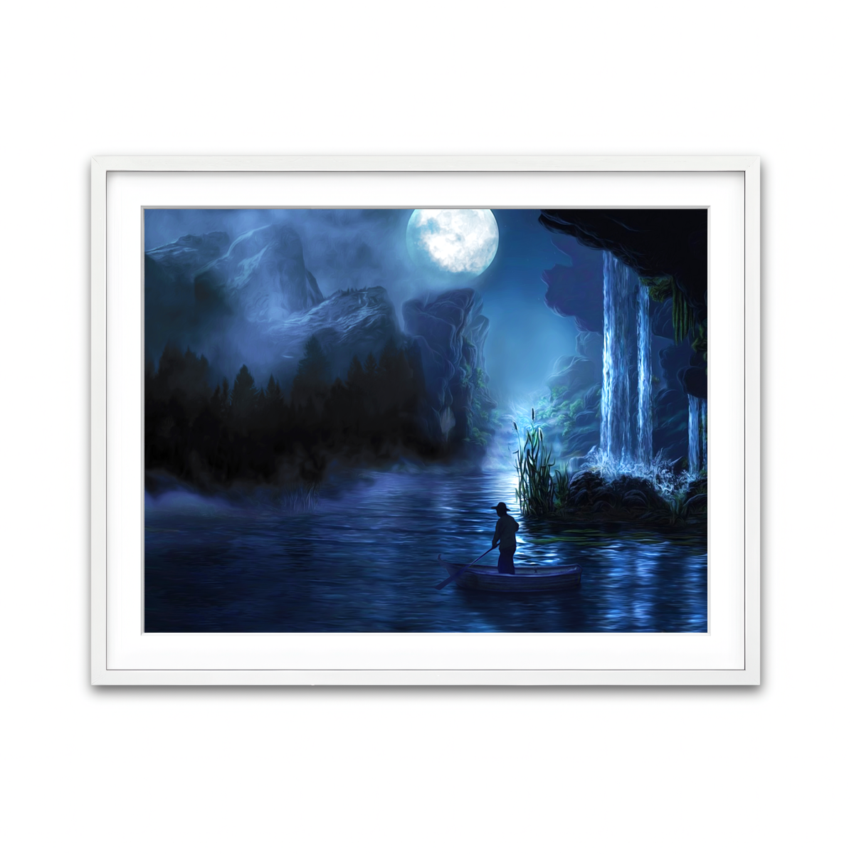 Framed Print 4x3 White