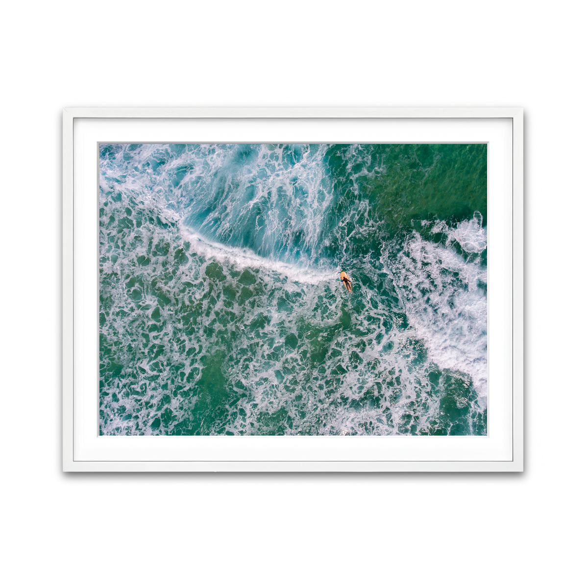 Framed Print 4x3 White
