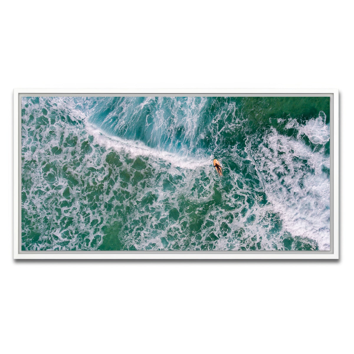 AUTO-MOCKUP WHITE | Paddling Out | 1 Piece | White Framed Canvas | group=2x1