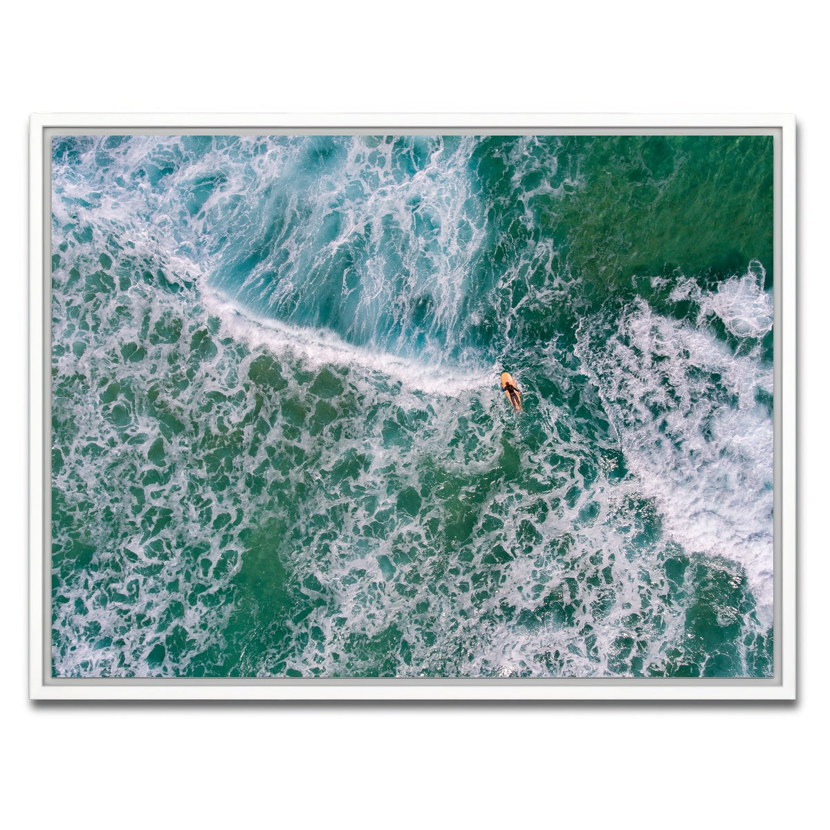 AUTO-MOCKUP WHITE | Paddling Out | 1 Piece | White Framed Canvas | group=4x3