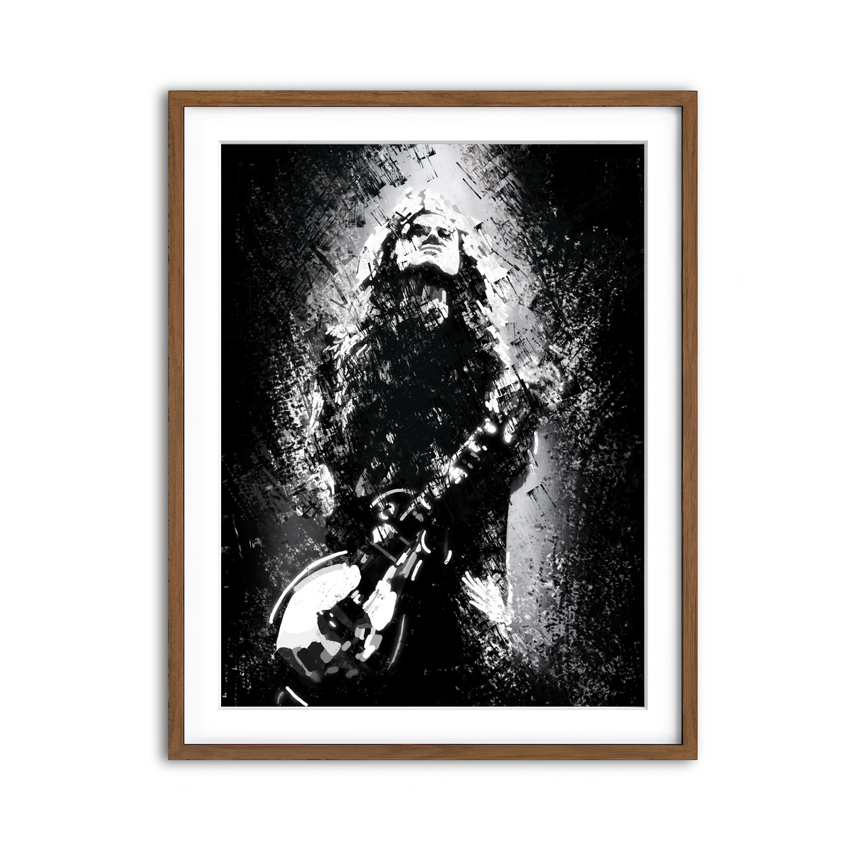 Framed Print 3x4 Walnut