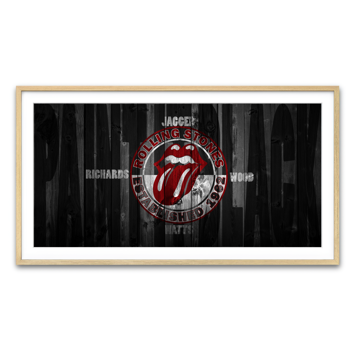 Framed Print 2x1 Natural