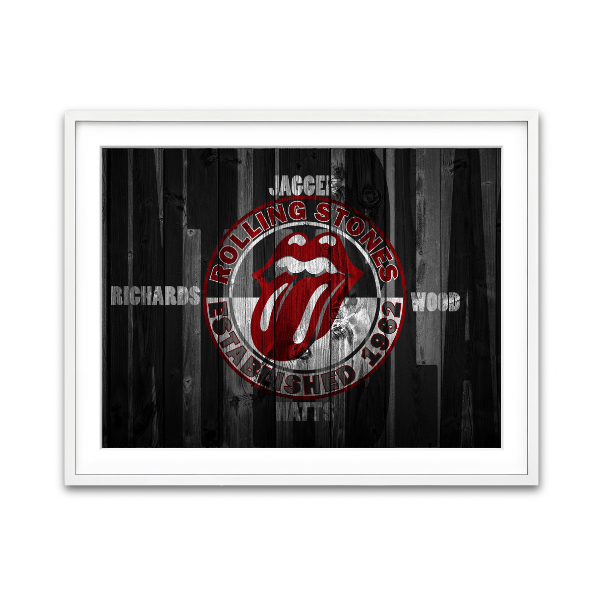Framed Print 4x3 White