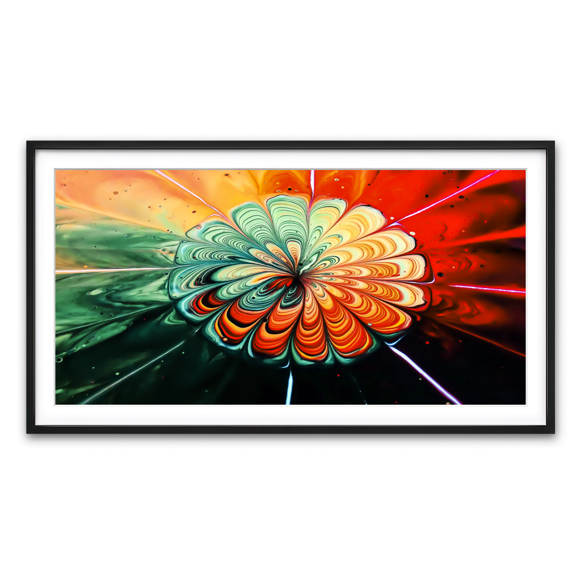 Framed Print 2x1 Black