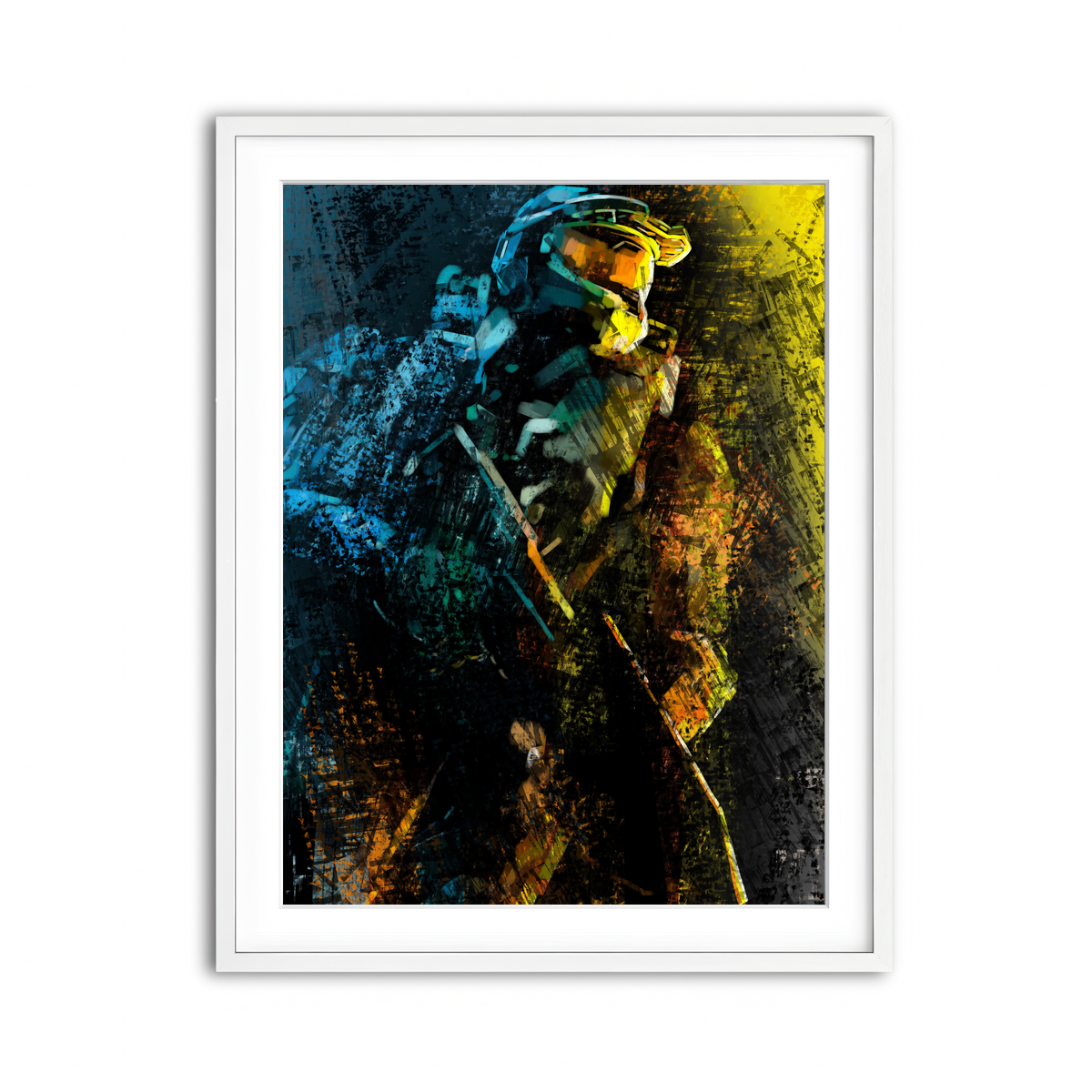 Framed Print 3x4 White