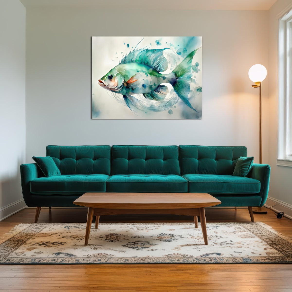 AUTO-MOCKUP ROOM | Painting Art of Salt Water Fish
