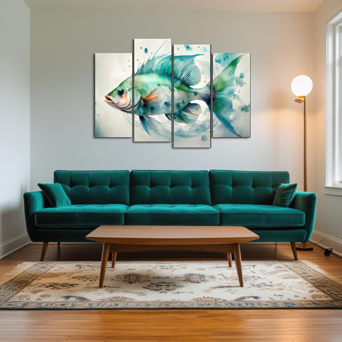 AUTO-MOCKUP ROOM | Painting Art of Salt Water Fish