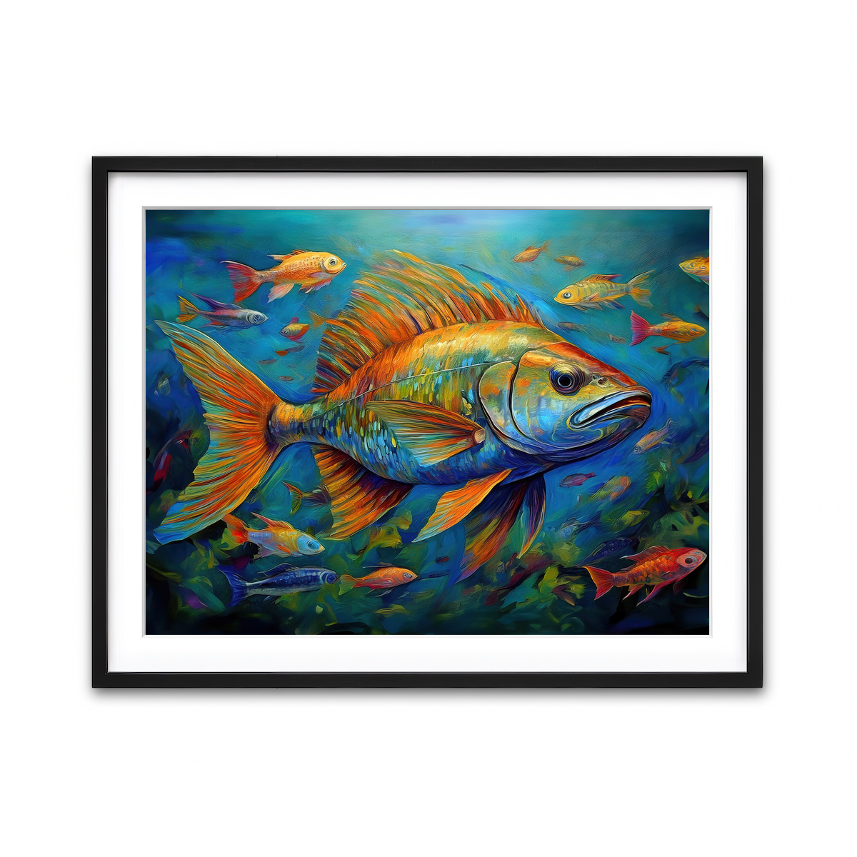 Framed Print 4x3 Black