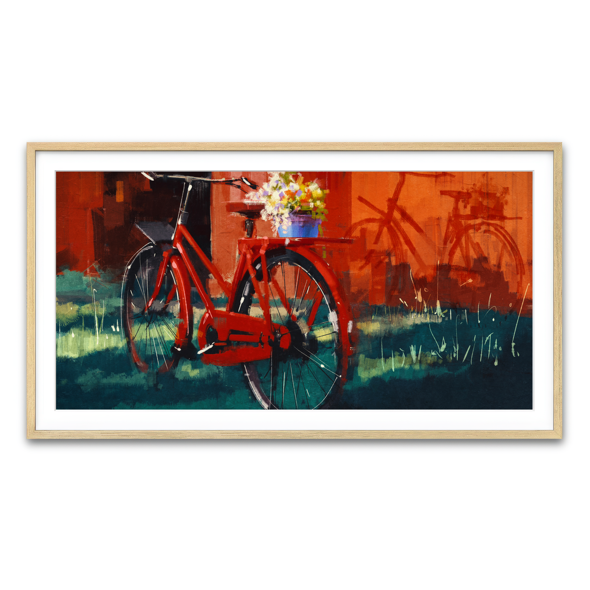 Framed Print 2x1 Natural