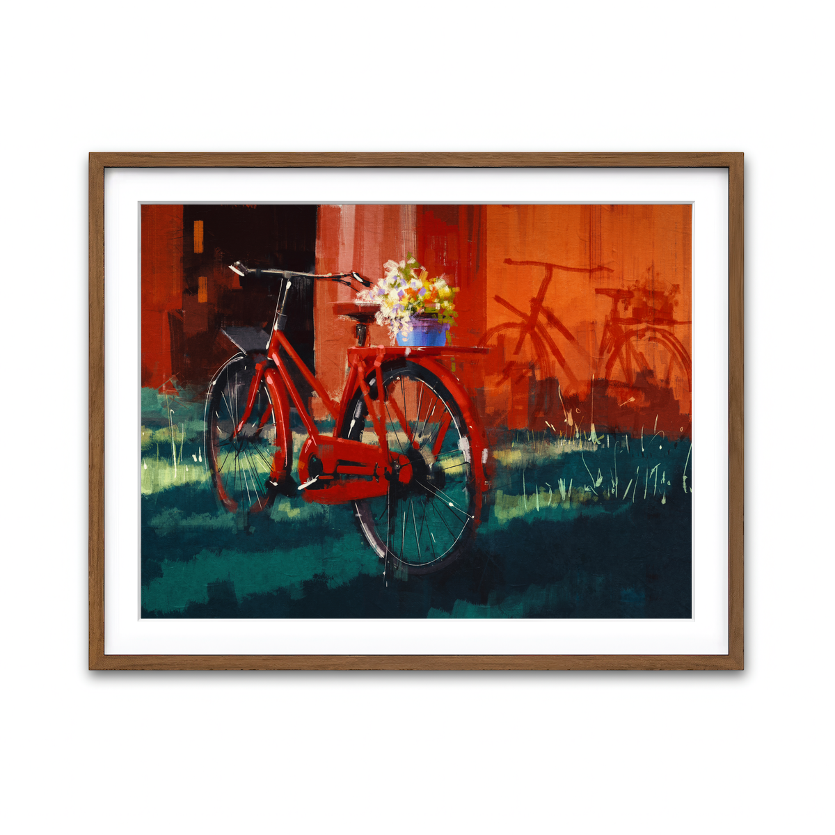 Framed Print 4x3 Walnut