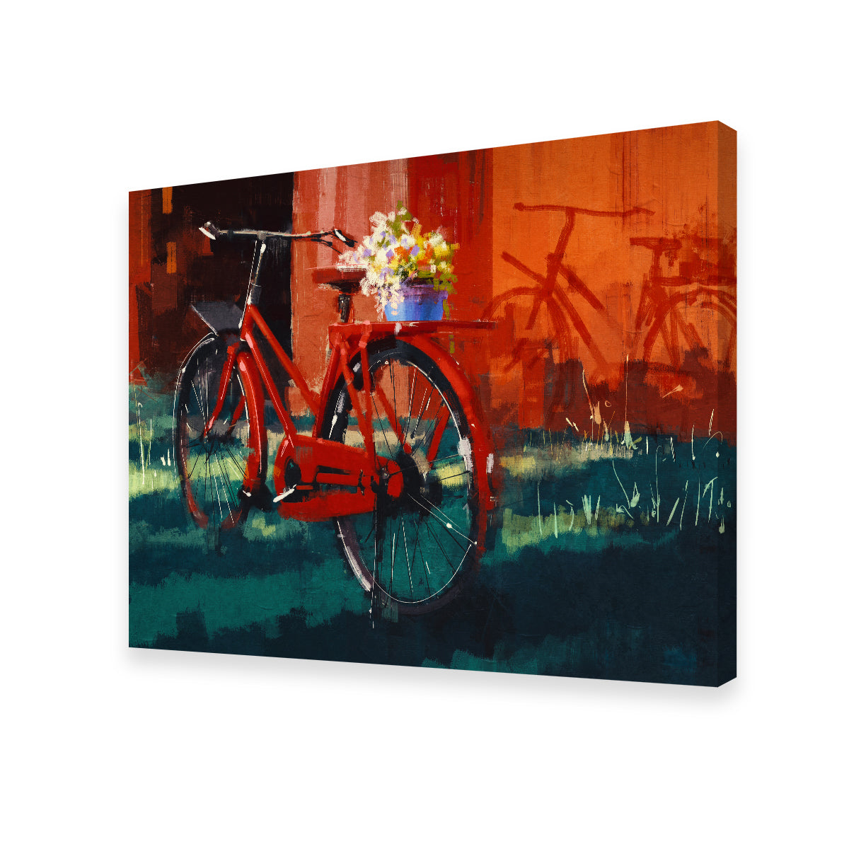 Painting of Vintage Bicycle Wall Art