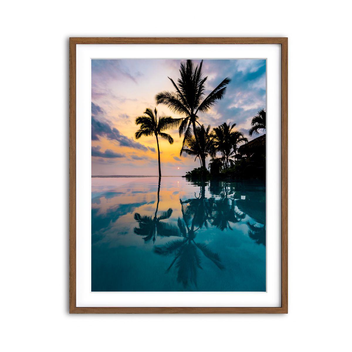 Framed Print 3x4 Walnut